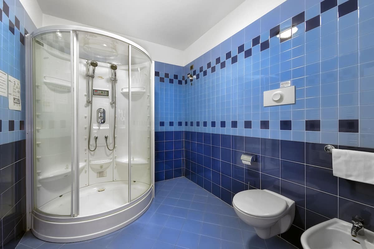 free toiletries, hair dryer, slippers, bidet