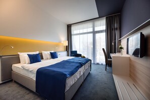 ห้องซูพีเรียดับเบิล | มินิบาร์, ตู้นิรภัยในห้องพัก, ผ้าม่านกันแสง, Wi-Fi ฟรี