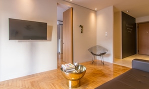 Junior Apartment (Veikou 61 str, zip code 11741) | Living room | LCD TV