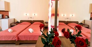 Economy Studio (semi basement) | In-room safe, free cribs/infant beds - Daisy (Rethymno)