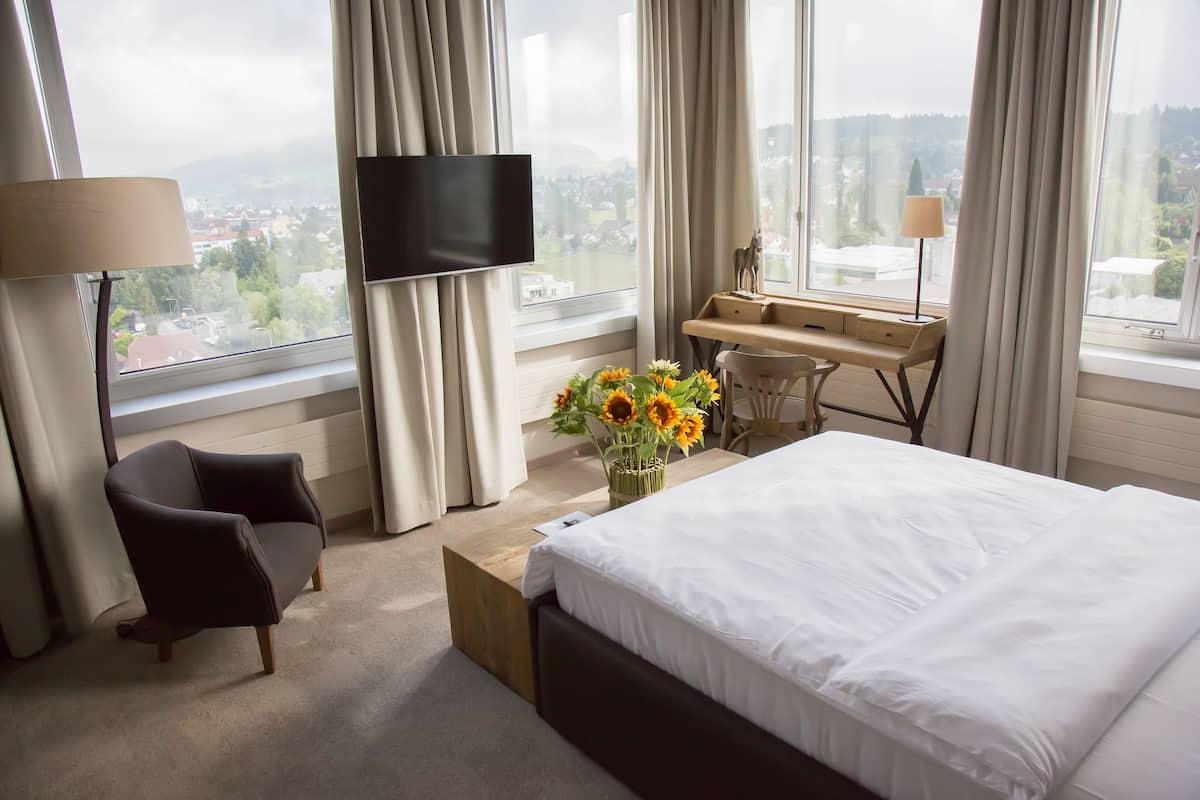 Superior-Einzelzimmer, 1 Queen-Bett | Businesscenter im Zimmer