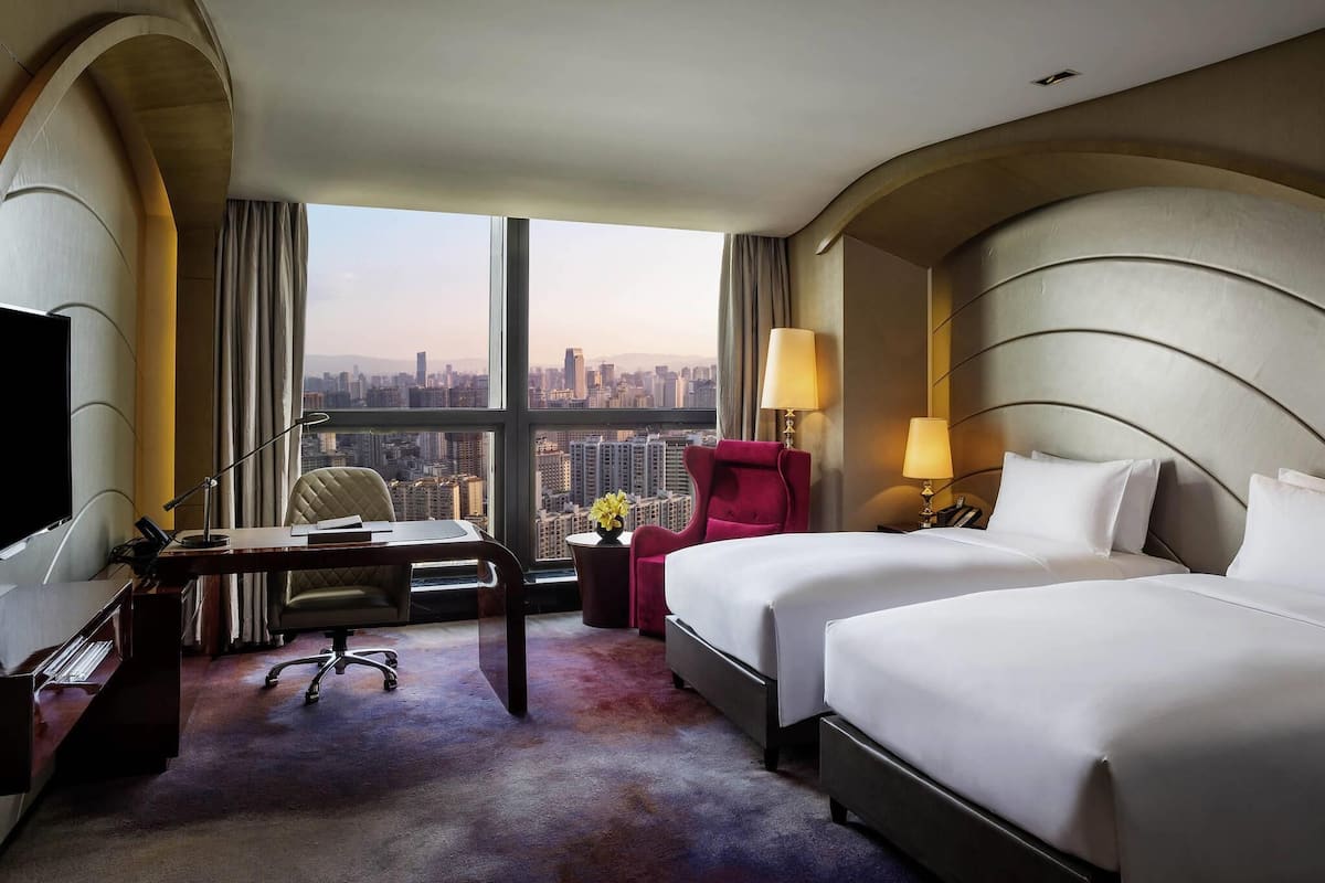 Ropa de cama de alta calidad y minibar