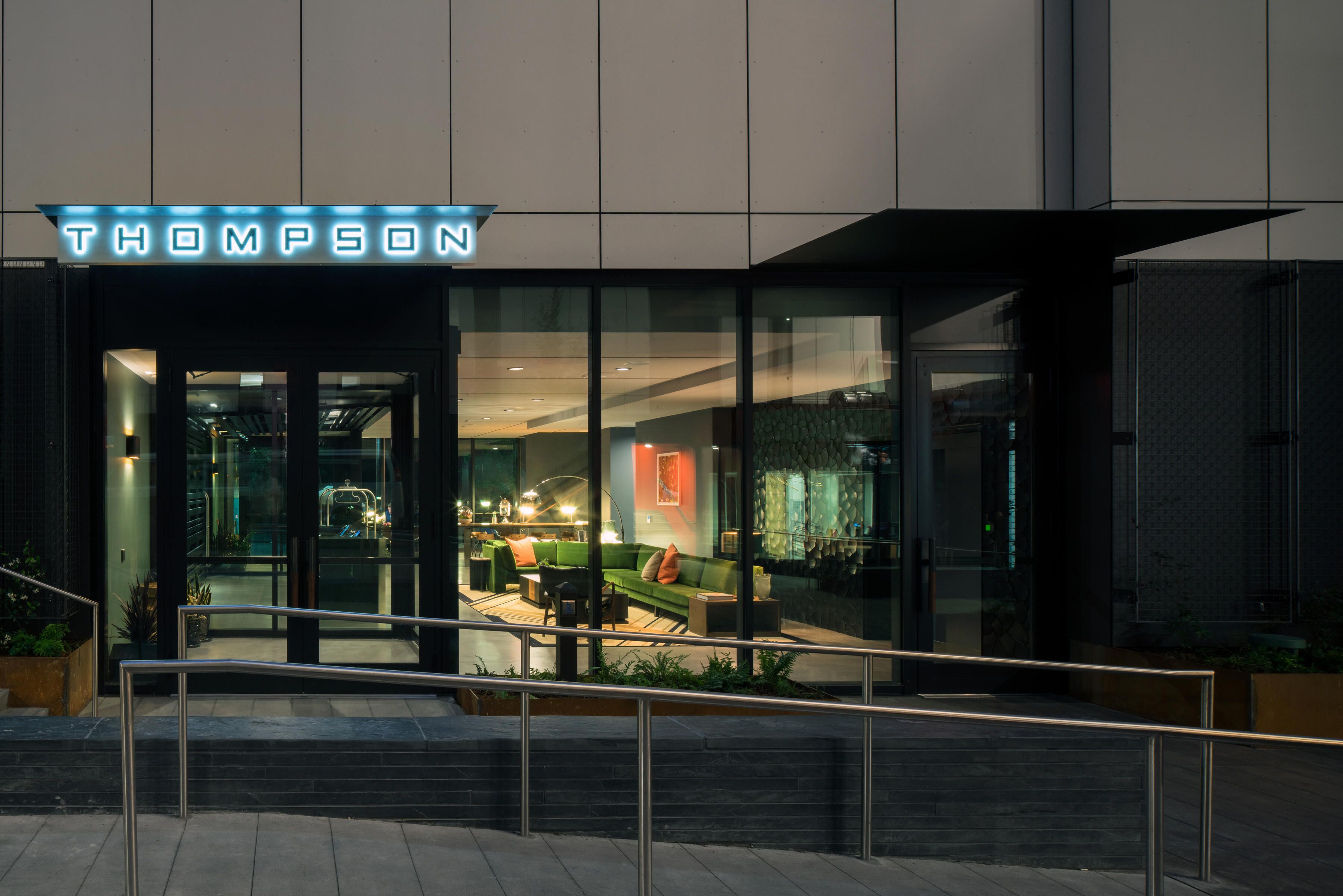 front of property – evening/night