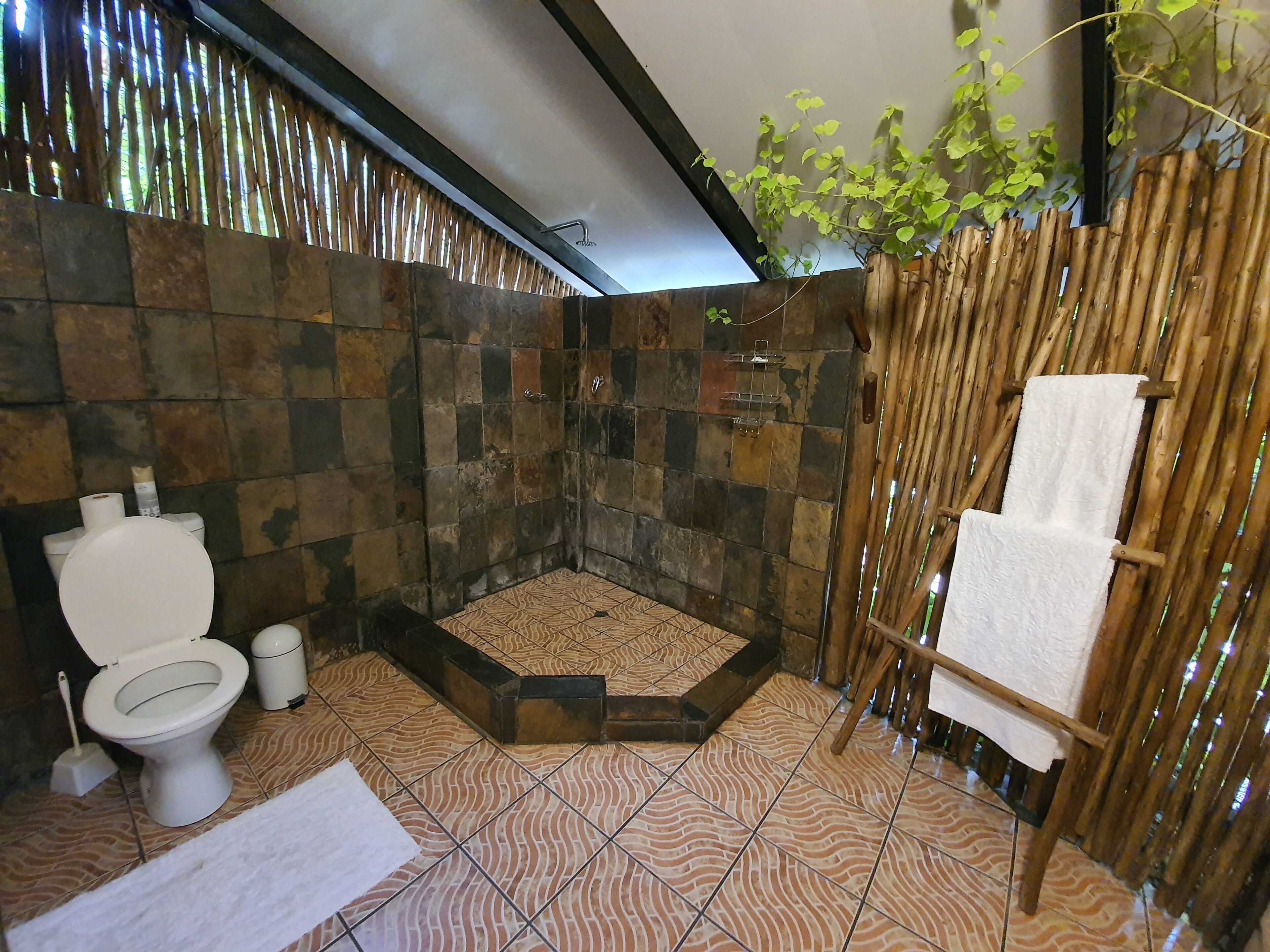 Twin Room with Outdoor Shower 5 | Dusj på badet