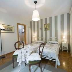 Comfort Double Room, Balcony, Hill View (Dei Fiori) | 1 bilik tidur, peralatan tempat tidur premium, seterika/papan seterika
