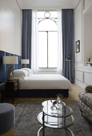 Premium bedding, minibar, in-room safe, desk