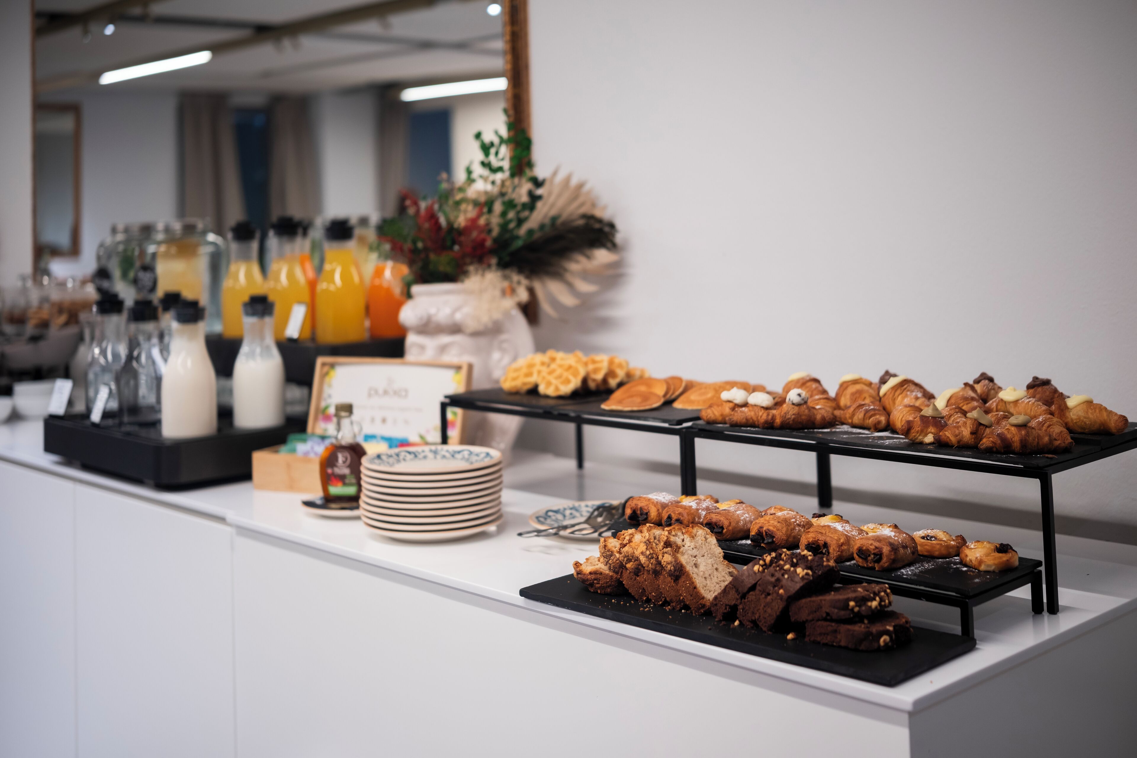 Daily buffet breakfast (EUR 23 per person)