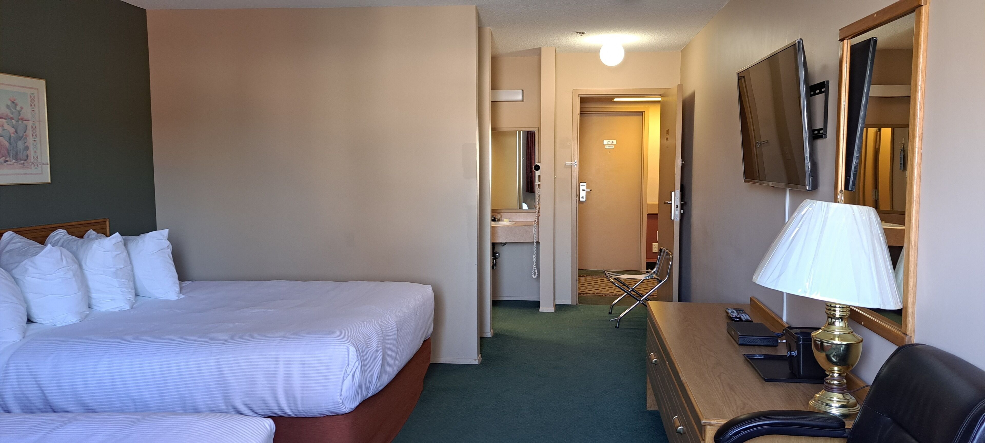 room, 2 queen beds, non smoking | desk, blackout curtains, iron/ironing board, cots/infant beds