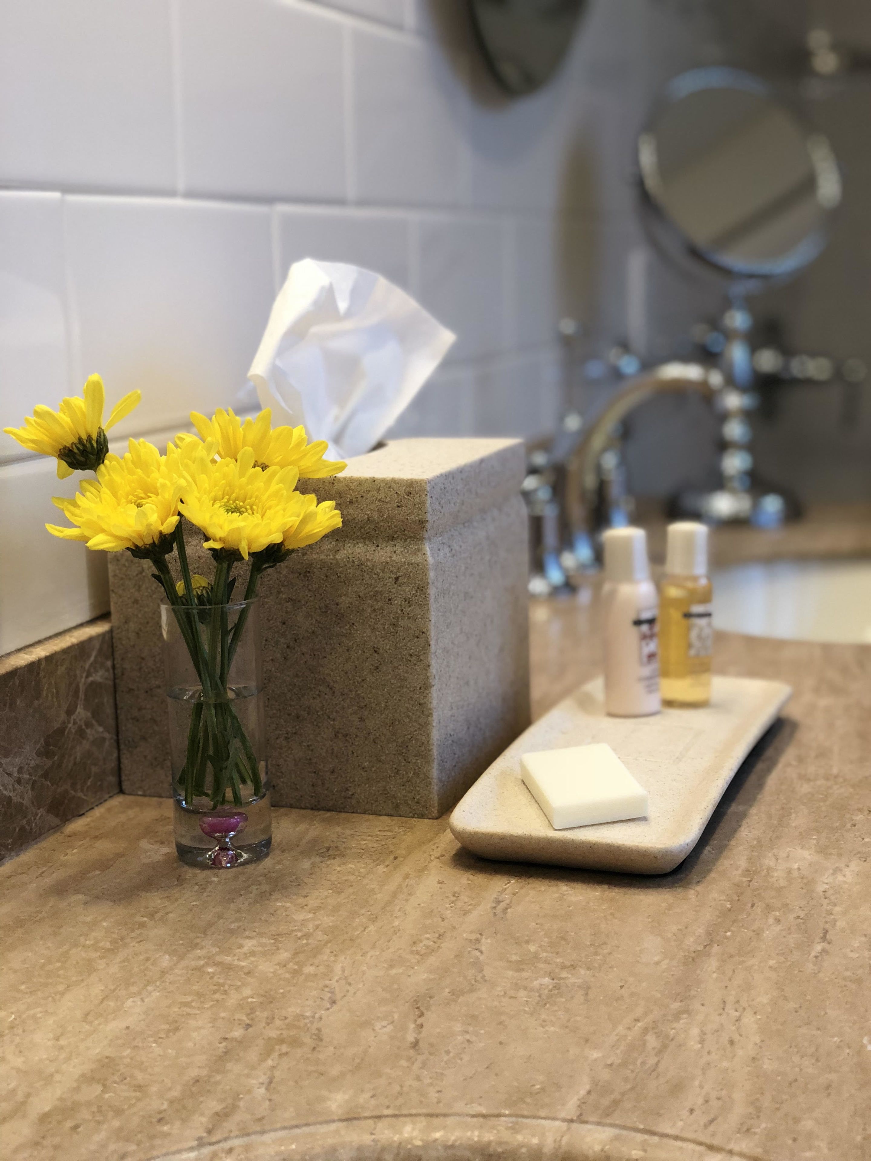 standard room, 1 king bed | bathroom sink