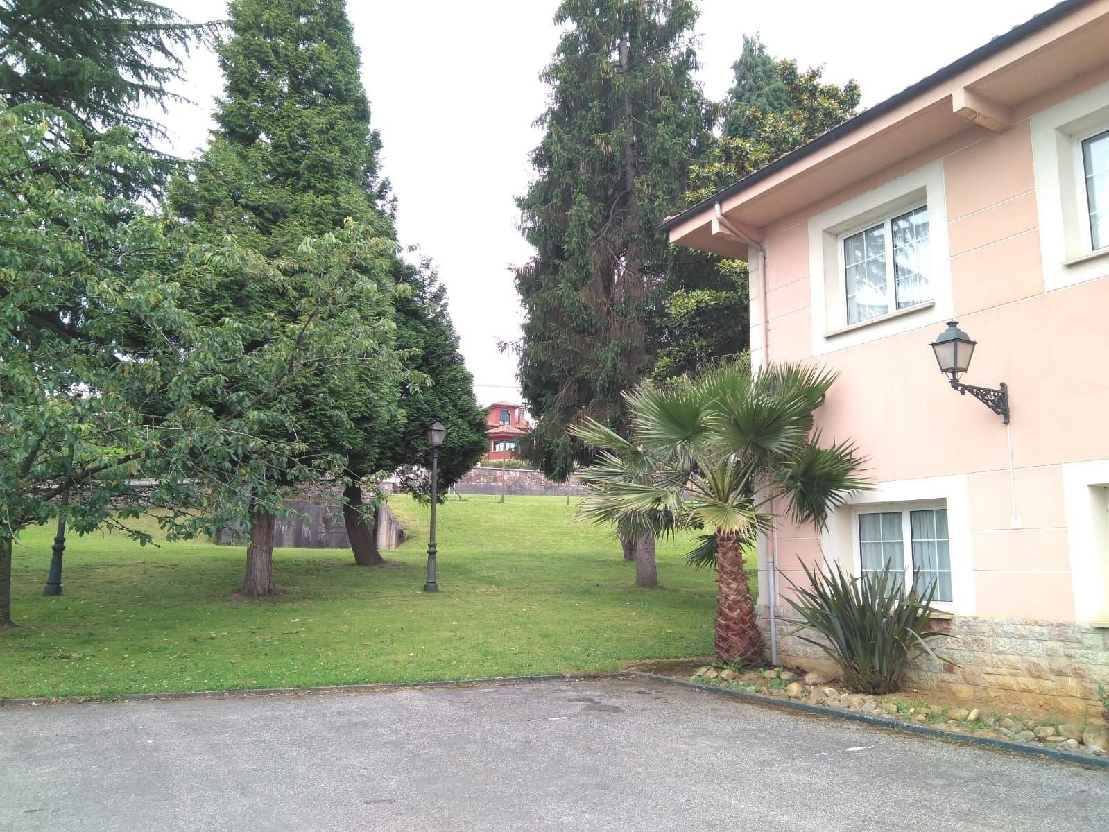 front of property
