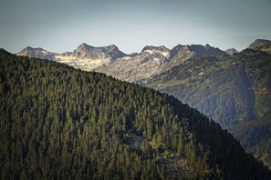 Blick von der Unterkunft