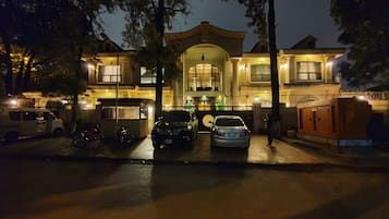Front of property - evening/night