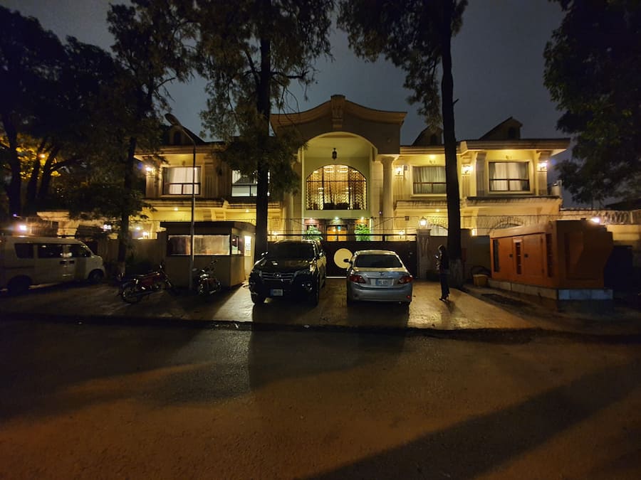 Front of property - evening/night