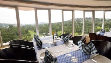 3 restaurants, breakfast, lunch served; local and international cuisine