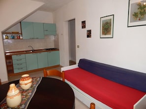 Appartement, 1 chambre | Coin séjour