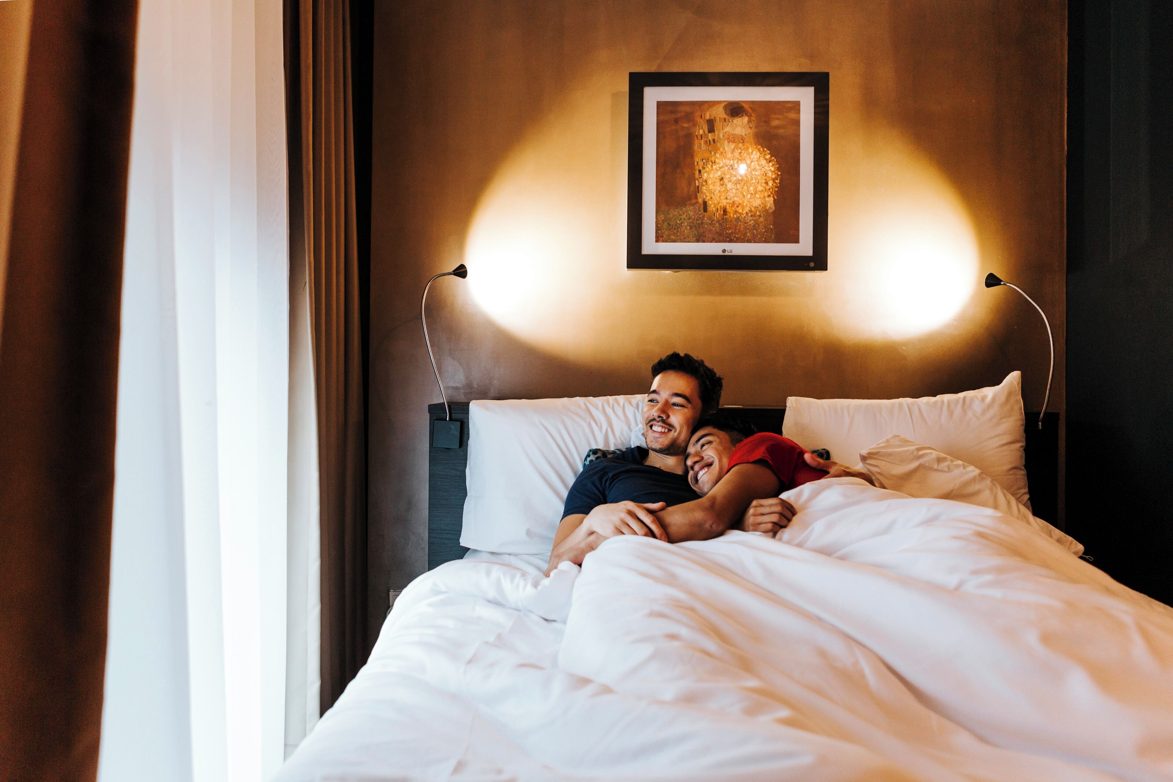 family suite, multiple beds | in-room safe, desk, laptop workspace, free wifi