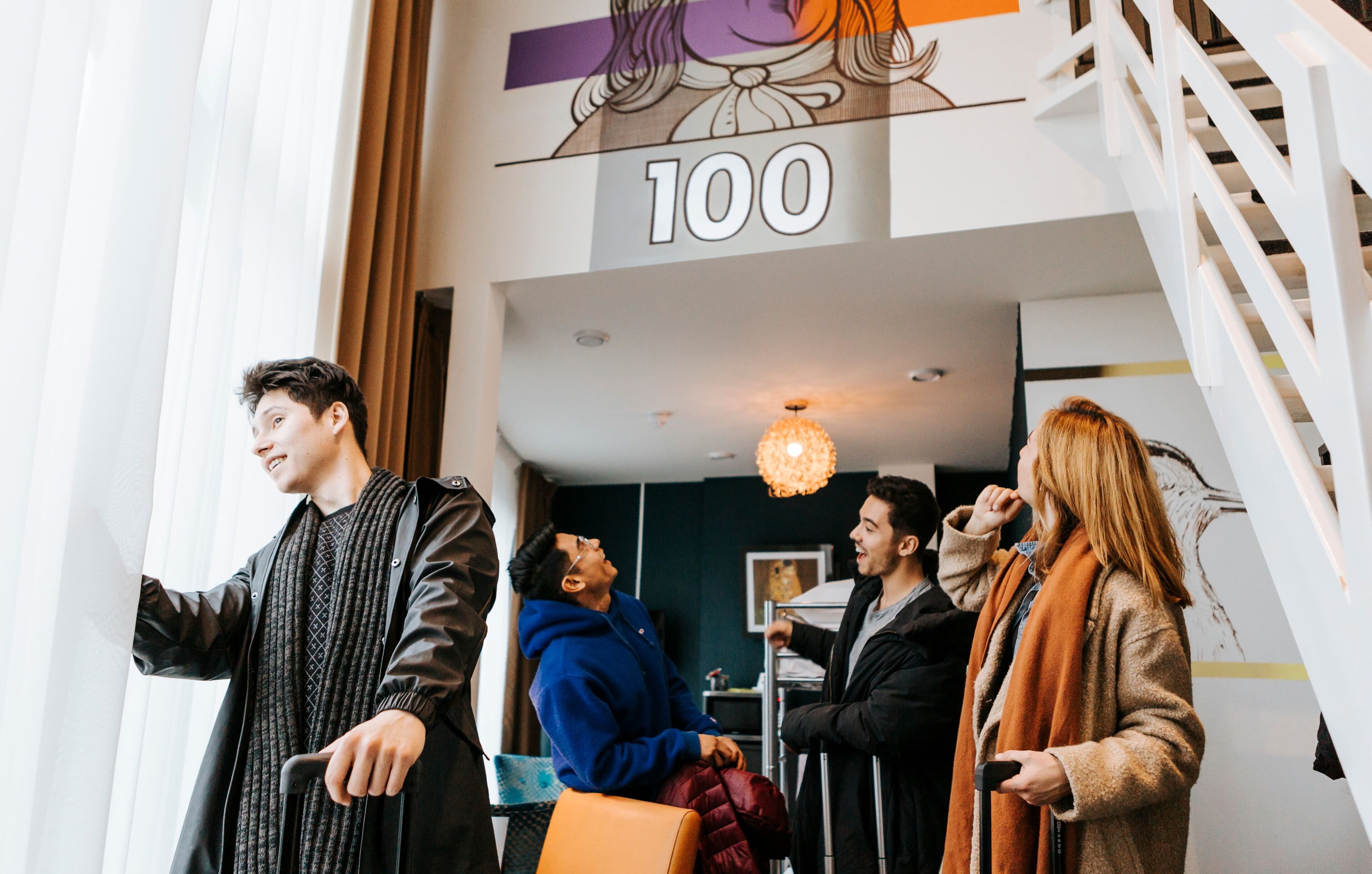 family suite, multiple beds | in-room safe, desk, laptop workspace, free wifi