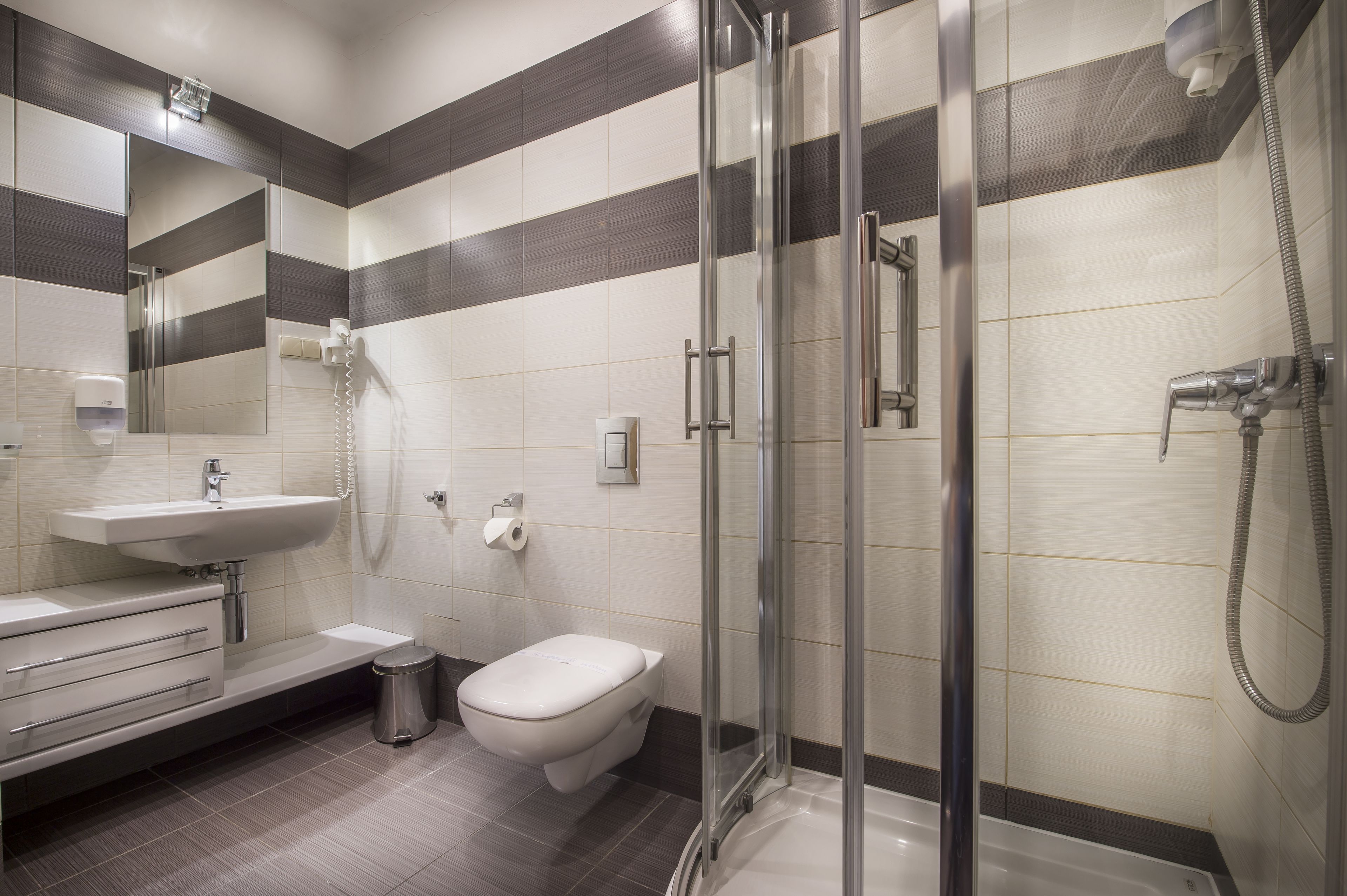 towels, soap, shampoo, toilet paper