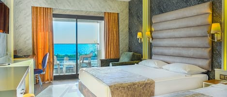 Minibar, desk, free cots/infant beds
