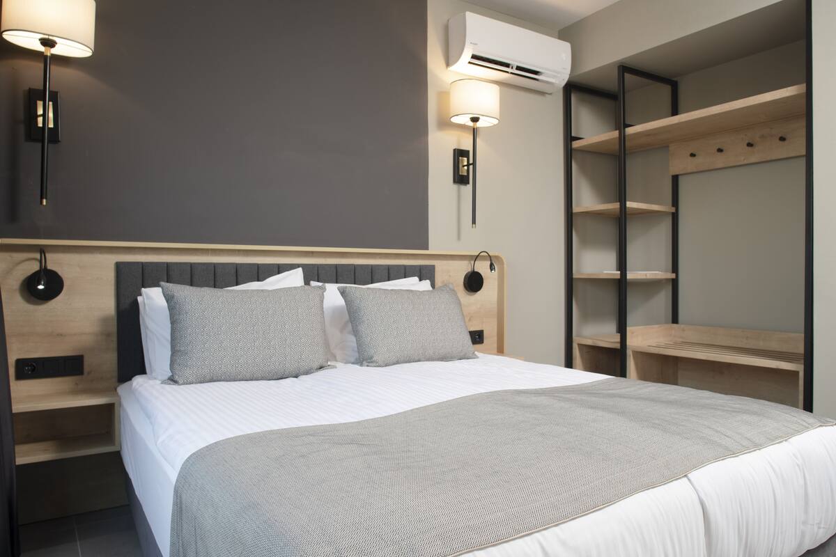 Comfort-huone, 2 makuuhuonetta | 1 makuuhuone, minibaari, tallelokero huoneessa, äänieristys