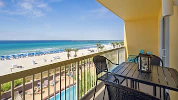 Appart'hĂŽtel, 3 chambres, vue mer (302E) | Balcon