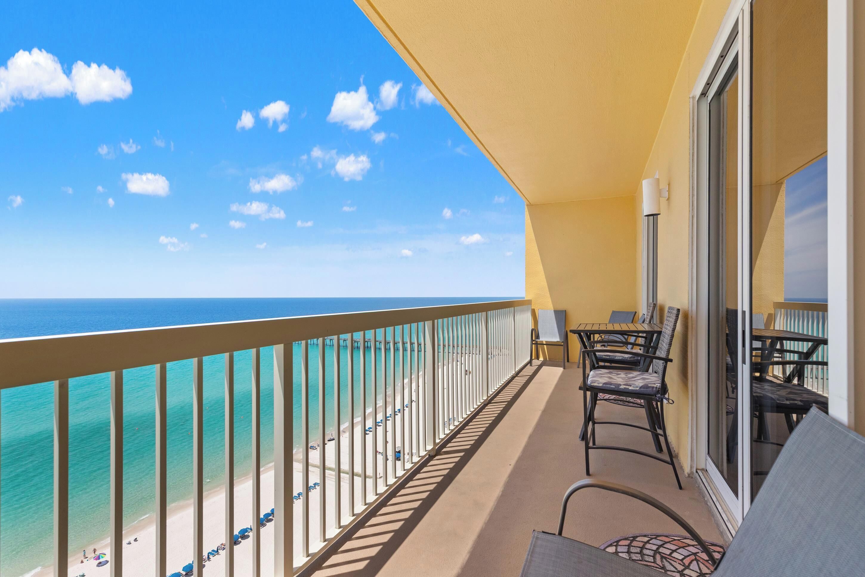 Condo, 3 habitaciones, vista al océano (1908E) | Balcón
