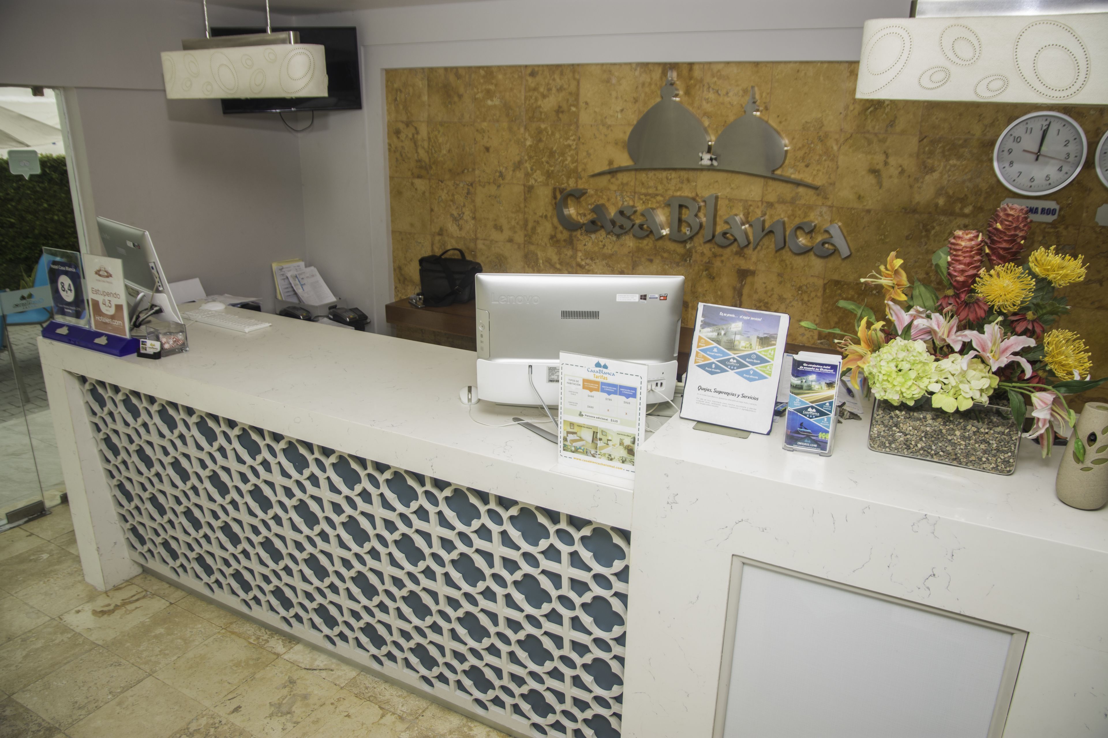 check-in/check-out kiosk