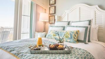 Premium bedding, minibar, in-room safe, desk