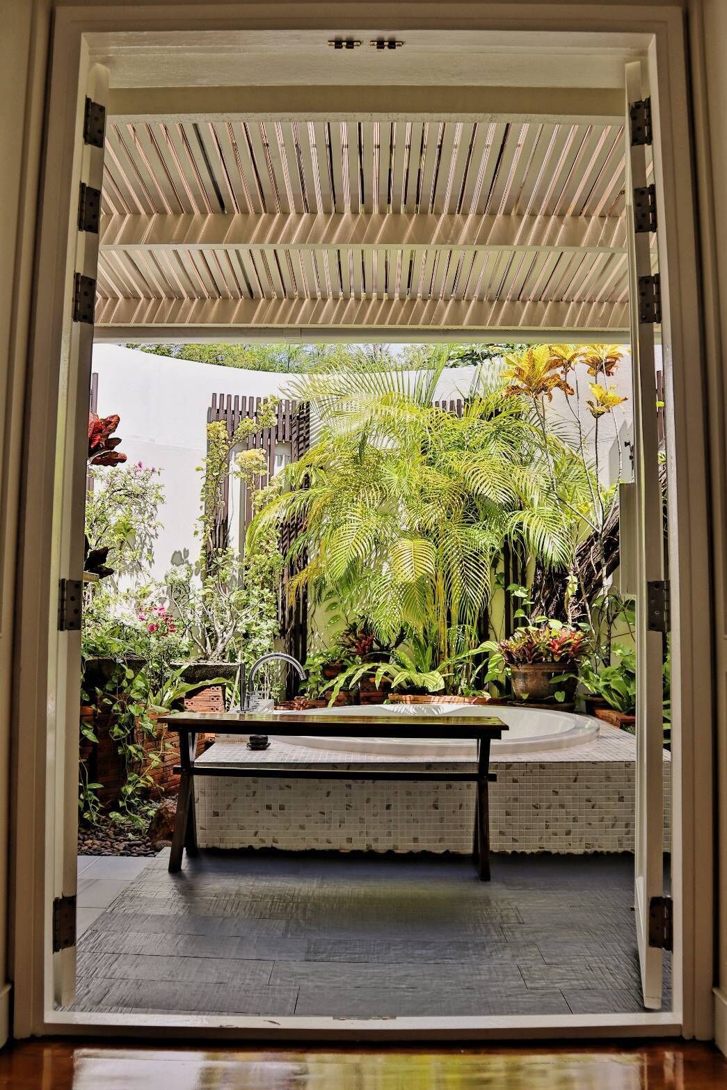 shantaa double sweet (2 bedrooms, 2 bathrooms) | bathroom | separate bathtub and shower, rainfall showerhead, free toiletries