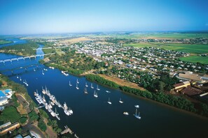 Aerial view - AAOK Riverdale Caravan Park (Bundaberg North)