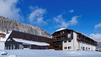 Majoituspaikan julkisivu