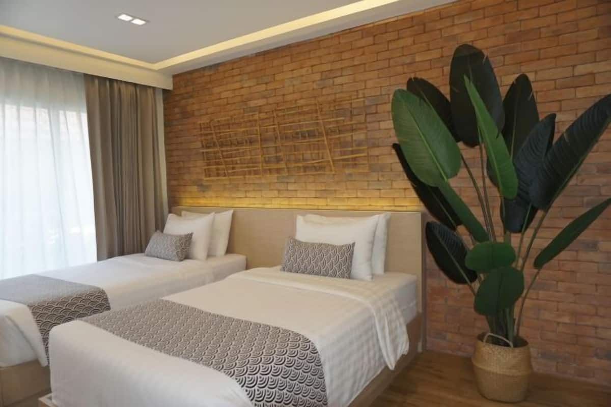 1 slaapkamer, een minibar, een kluis op de kamer, gratis wifi
