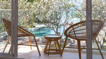 Tropical Thai with Sea View | Balcony view