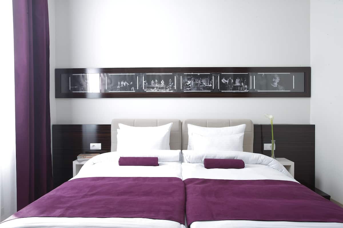 Minibar, in-room safe, desk, blackout curtains