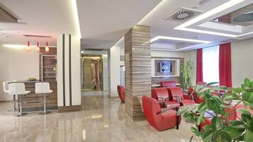 Zona de estar del vestíbulo