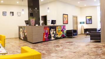 Check-in/check-out kiosk