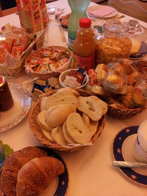 Daily local cuisine breakfast (EUR 6 per person)