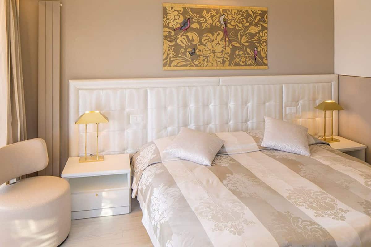 apartment, terrace, lake view | hypo-allergenic bedding, minibar, in-room safe, desk