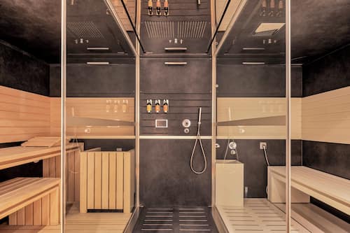 Salas de tratamiento para parejas, sauna y baño de vapor