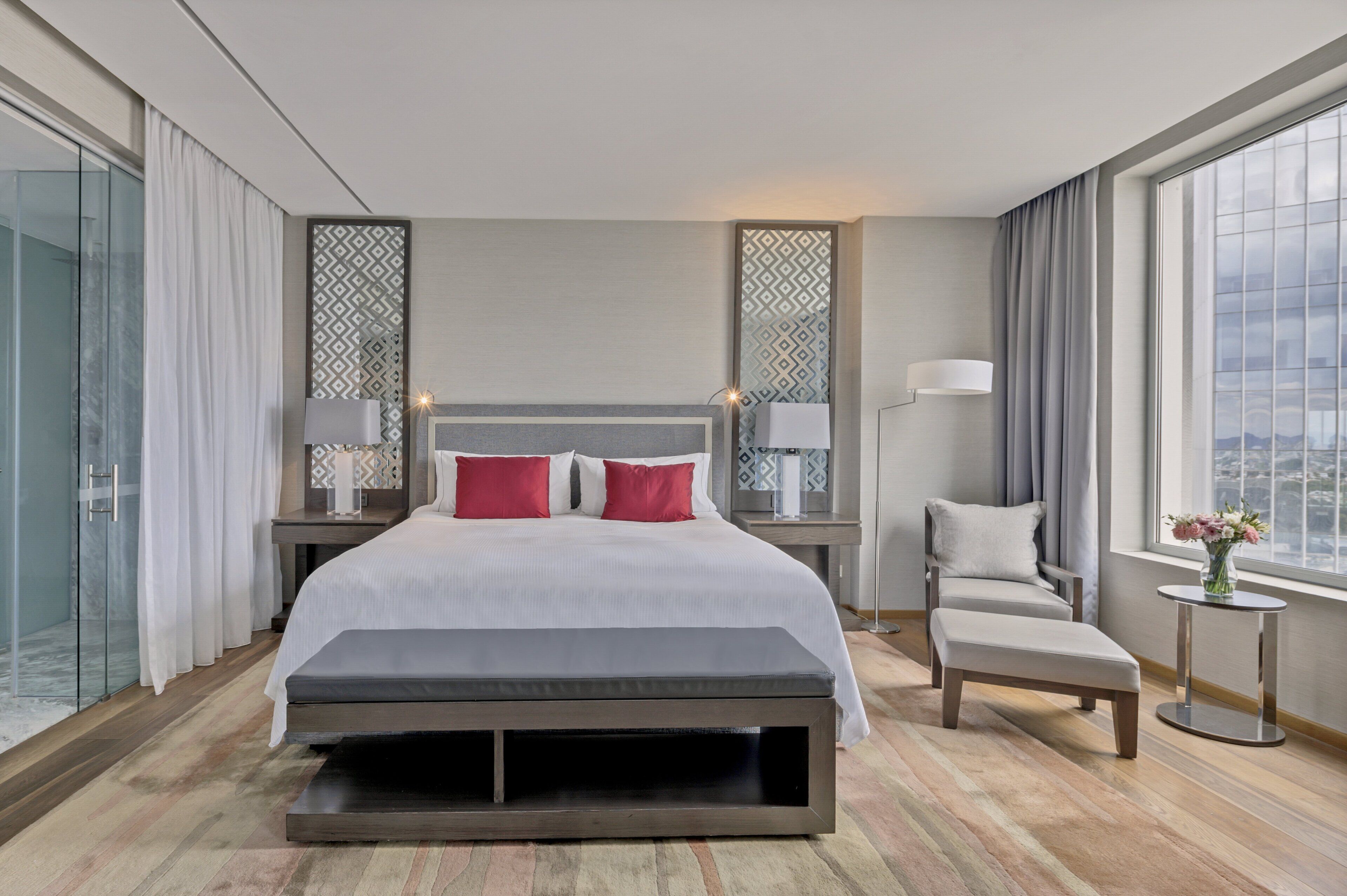 Premium bedding, down duvets, pillow-top beds, minibar