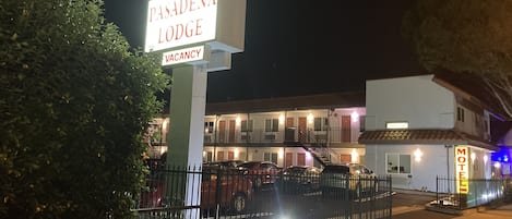 Front of property - evening/night
