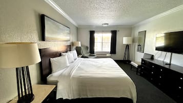 In-room safe, iron/ironing board, rollaway beds, bed sheets