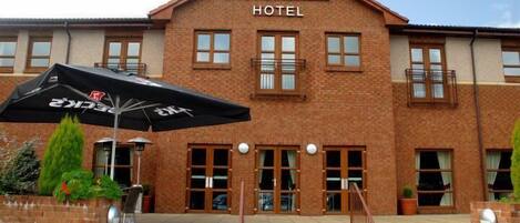 Voorkant van accommodatie