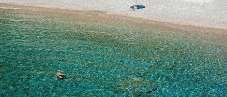 Vue depuis lâhĂ©bergement