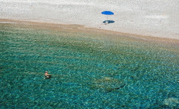 Blick von der Unterkunft
