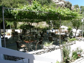 Blick von der Unterkunft