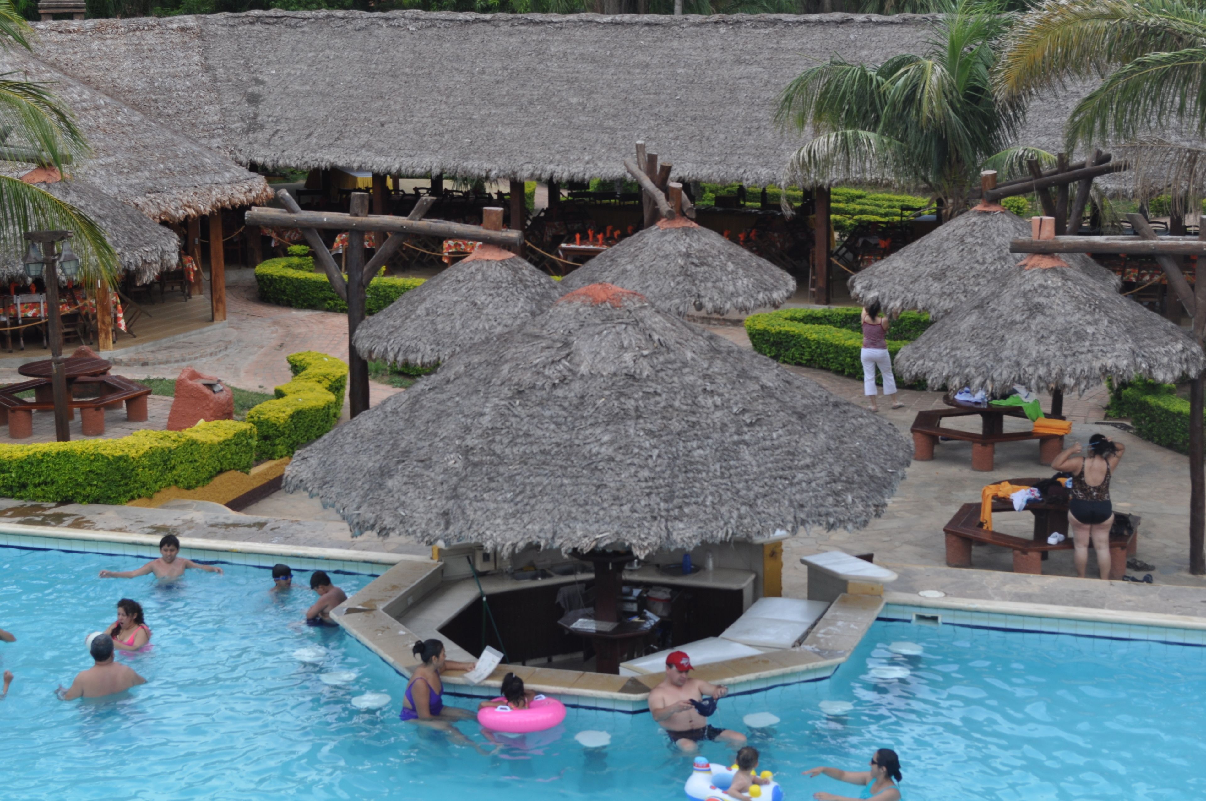 Poolside bar