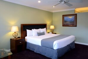 Standard Room, 1 King Bed, Mountain View | In-room safe, desk, iron/ironing board, free WiFi