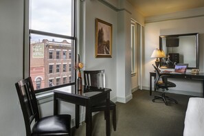 Desk, iron/ironing board, free WiFi, bed sheets