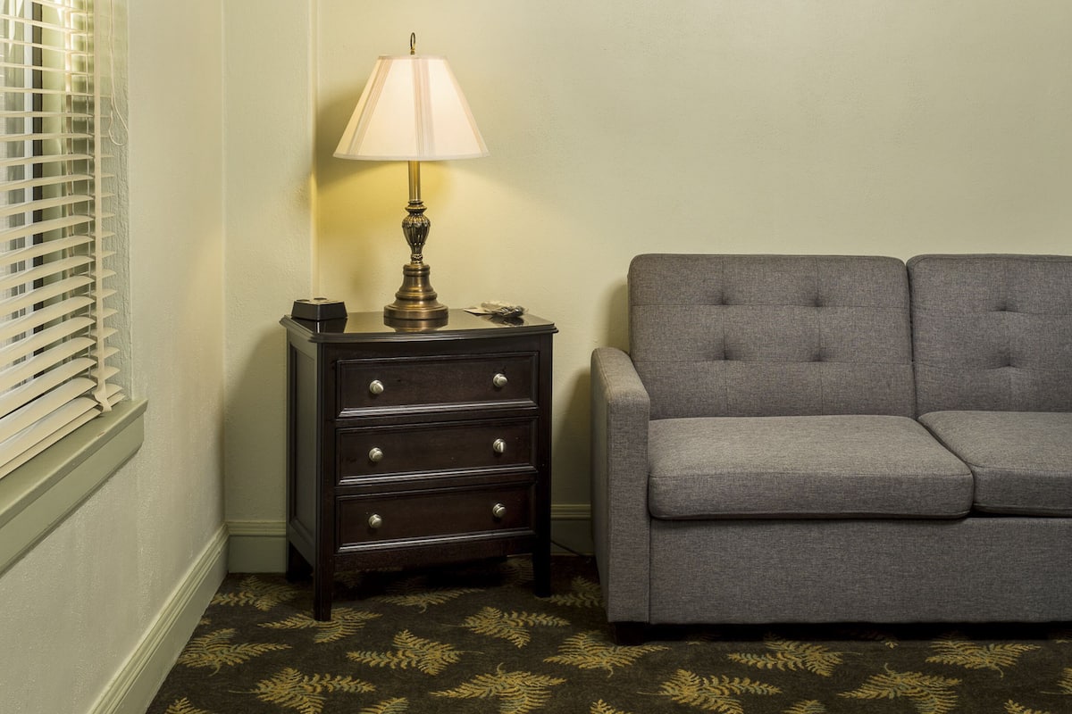 suite, 1 king bed with sofa bed, non smoking | desk, iron/ironing board, free wifi, bed sheets